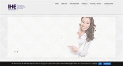 Desktop Screenshot of ihe-d.de